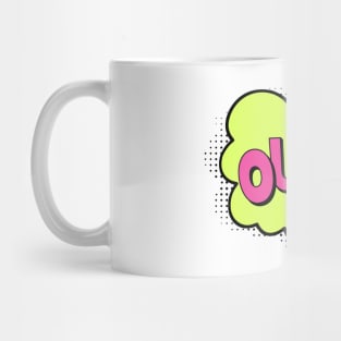 ouch! Super Hero Cartoon Explosion Mug